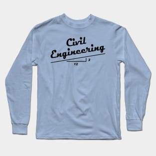 Civil Engineer Slope Long Sleeve T-Shirt